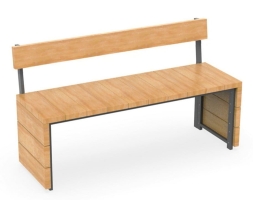 Скамейка со спинкой Спутник 1 (1,8х0,6х0,7 м) Скамейка со спинкой Спутник 1 (1,8х0,6х0,7 м)