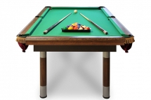 Бильярдный стол ТУЛА-Мини Модель 3 для пула 7ф 223х123 см