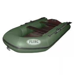 Надувная моторная лодка ПВХ Flinc (Флинк) FT290L зелёный, фото 1