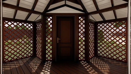 Угловая беседка ЭКВАДОР, фото 4