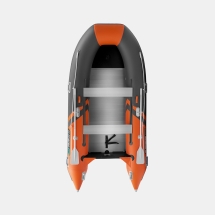 Gladiator B 370 AL LIGHT Оранжево-темносерый моторная лодка ПВХ Алюминиевый пайол