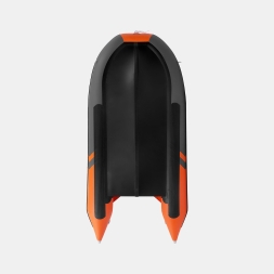 Gladiator B 370 AL LIGHT Оранжево-темносерый моторная лодка ПВХ Алюминиевый пайол, фото 3
