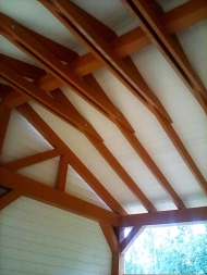 Навес для трех авто с хозблоком БАЛТИЯ Базовая комплектация, фото 6