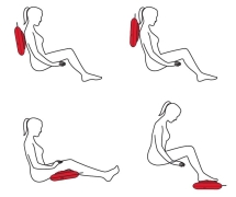 Массажная подушка VictoryFit VF-M107 Массажная подушка VictoryFit VF-M107