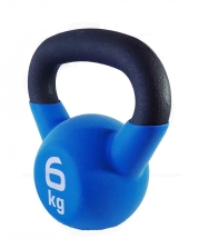 Гиря чугунная с виниловым покрытием SportElite 6 кг, матовая Гиря чугунная с виниловым покрытием SportElite 6 кг, матовая