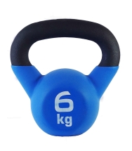 Гиря чугунная с виниловым покрытием SportElite 6 кг, матовая Гиря чугунная с виниловым покрытием SportElite 6 кг, матовая