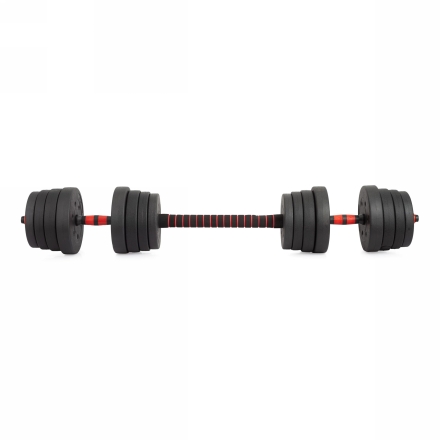 Гантели разборные с грифом, 30 кг (2 шт. х 15 кг), фото 3