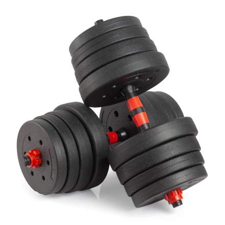 Гантели разборные с грифом, 30 кг (2 шт. х 15 кг), фото 1