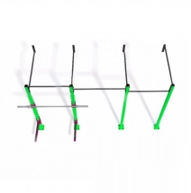 Пристенная рама из 3-х турников и упорами