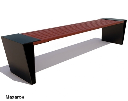 Скамейка уличная Мегаполис, Сосна 1,2 м, фото 5