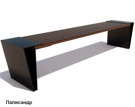 Скамейка уличная Мегаполис, Сосна 1,2 м, фото 4