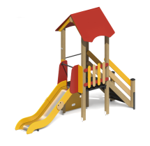 Детская горка Теремок ГР-06 H=950 для игровой площадки Детская горка Теремок ГР-06 H=950 для игровой площадки