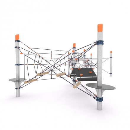 Канатная конструкция для лазания-05.02, фото 2