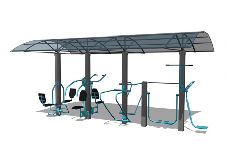 Тренажёрный комплекс крытый ТР140, фото 2