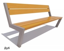 Скамейка Печора, Лиственница 2,0 м