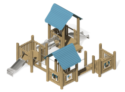 Игровой комплекс Эко ИК-226 для детской площадки, фото 4 Игровой комплекс Эко ИК-226 для детской площадки, фото 4