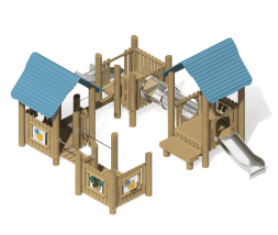 Игровой комплекс Эко ИК-226 для детской площадки, фото 1 Игровой комплекс Эко ИК-226 для детской площадки, фото 1