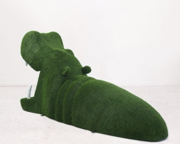 Топиари Бегемот в воде, h=140 см - газон Есо, фото 4