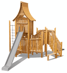 Игровой комплекс Эко VST 0028 для детской площадки, фото 2 Игровой комплекс Эко VST 0028 для детской площадки, фото 2