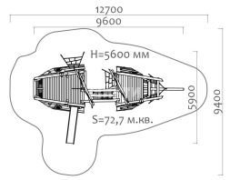 Игровой комплекс Эко 071201 для детской площадки, фото 3