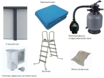 Бассейн PoolMagic Wood 6,1x3,6x1,3 м Premium