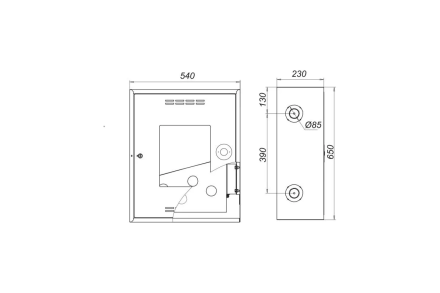 Пожарный шкаф ПРЕСТИЖ-01-НОБ 521-16, фото 5