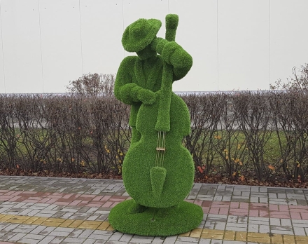 Топиари музыкант с саксофоном - газон Eco+, фото 2