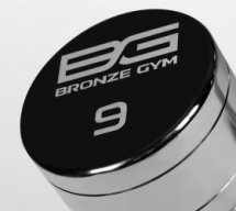 BRONZE GYM BG-PA-DB-C09 Гантель хромированная 9 кг BRONZE GYM BG-PA-DB-C09 Гантель хромированная 9 кг