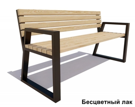 Скамейка уличная Кёльн, Сосна 1,2 м, фото 1