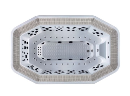 Переливной Гидромассажный Спа Бассейн JNJ Spas Built-in SPA-301, фото 1