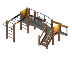 Детская игровая площадка Карапуз Эко ДИК 1.001.05-02 Н=750, фото 3