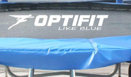 Батут OPTIFIT Like Blue 8ft 2,44 м с сине-желтой крышей, фото 3