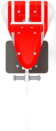 Самолетик (красный) - Качалка на пружине - ИО 22.03.02-03, фото 5