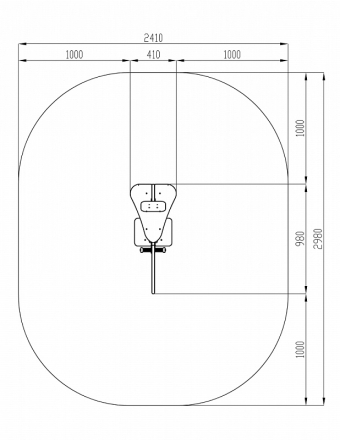 Самолетик (красный) - Качалка на пружине - ИО 22.03.02-03, фото 6