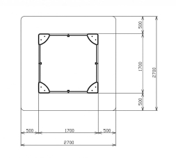 Песочница средняя Лукоморье (Ракушки) - ИО 5.25.01-01, фото 4