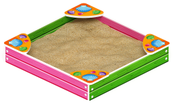 Песочница средняя Лукоморье (Ракушки) - ИО 5.25.01-01, фото 2