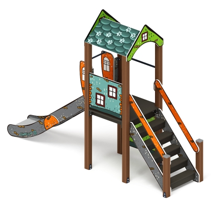 Играйте с нами (Город) - ДИК 2.01.1.01-01 - Игровой комплекс H=1200, фото 4