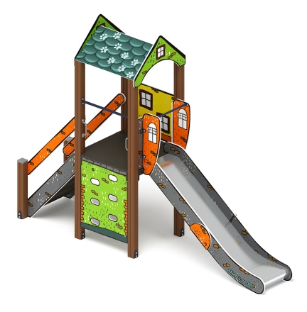 Играйте с нами (Город) - ДИК 2.01.1.01-01 - Игровой комплекс H=1200, фото 1