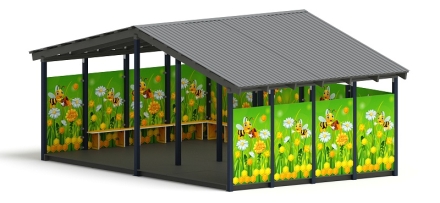 Теневой навес (Пчёлка) - МФ 70.6.4-05, фото 4