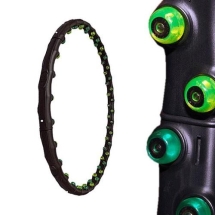 Обруч массажный 64 шарика 2 ряда магнитный