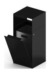 Урна парковая (черная) - МФ 50.02.01-01 (под анкера), фото 4