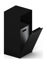 Урна парковая (черная) - МФ 50.02.01-01 (под анкера), фото 1