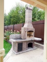 Печь № 15 — Барбекю с печью под казан