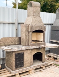 Печь № 15 — Барбекю с печью под казан, фото 7