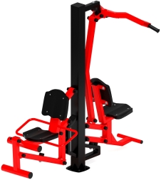 Тяга верхняя+Флекс (красный) - Уличный тренажер - СТ 021-11.И1, фото 3