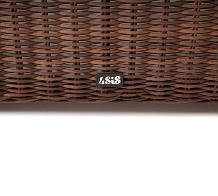 Зона 16 Лунго трансформирующаяся лаунж-зона из искусственного ротанга, цвет коричневый, фото 19