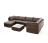 Зона 16 Лунго трансформирующаяся лаунж-зона из искусственного ротанга, цвет коричневый