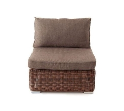 Зона 16 Лунго трансформирующаяся лаунж-зона из искусственного ротанга, цвет коричневый, фото 11