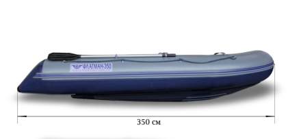 Лодка ПВХ Флагман 350 НДНД надувная под мотор, фото 3