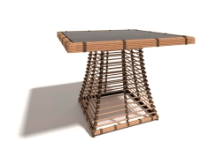 Стол 100х100 "Бамбук" Стол 100х100 "Бамбук"